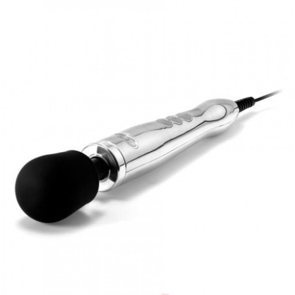 Вибромассажер микрофон DOXY Die Cast Vibrator Silver фото №3 — секс игрушки: Украина, NO TABOO