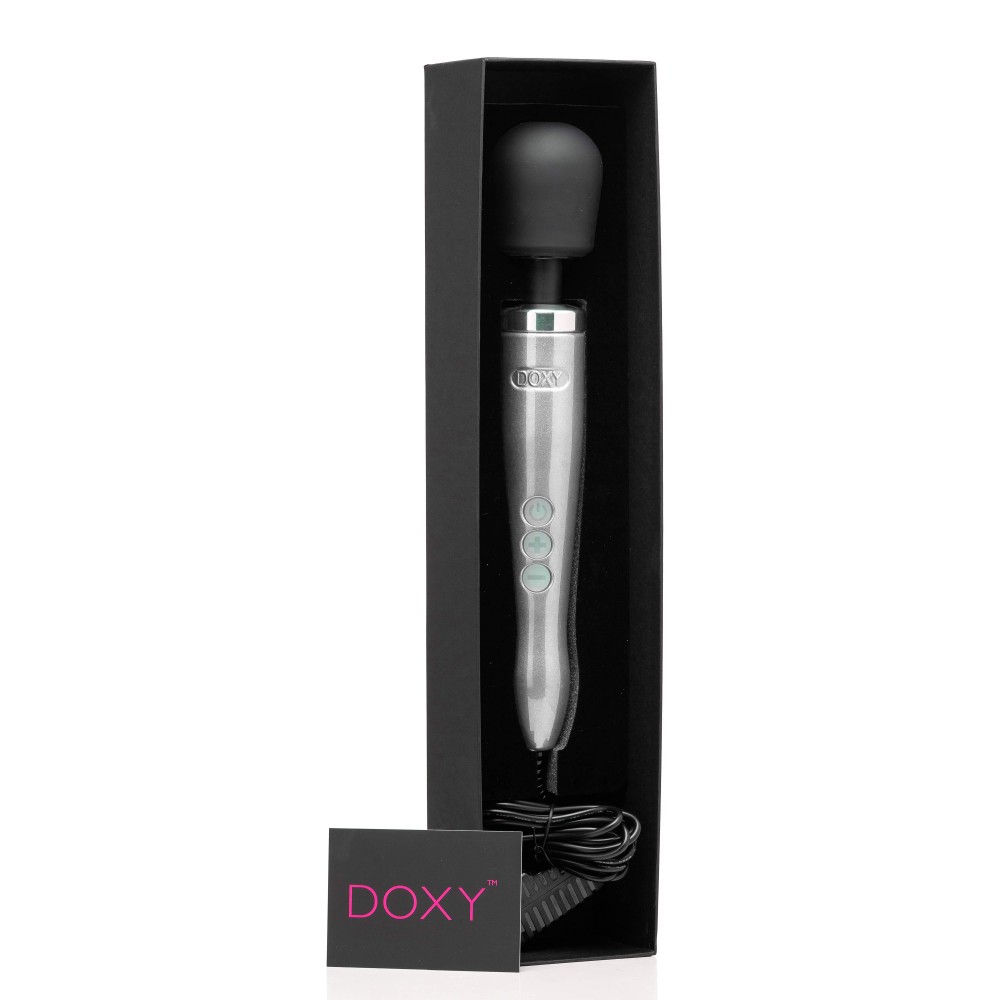 Вибромассажер микрофон DOXY Die Cast Vibrator Silver фото №0 — секс игрушки: Украина, NO TABOO