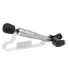 Вибромассажер микрофон DOXY Die Cast Vibrator Silver фото №6 — секс игрушки: Украина, NO TABOO