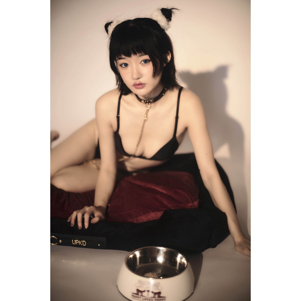 Миска для BDSM Pet-Play (игры в хозяина и питомца) UPKO х TOUCHDOG Puppy's Bowl, черная, фото №6 — секс шоп Украина, NO TABOO