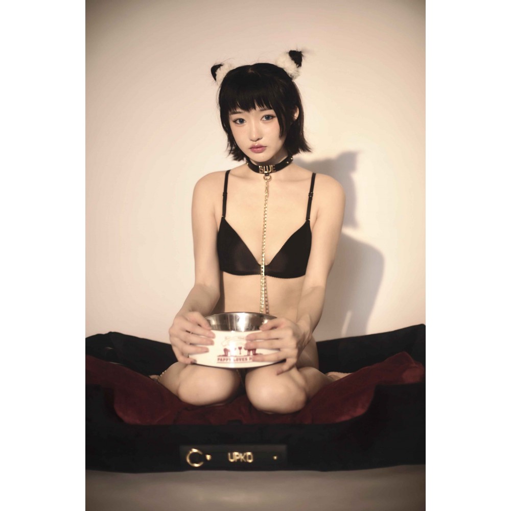 Миска для BDSM Pet-Play (игры в хозяина и питомца) UPKO х TOUCHDOG Puppy's Bowl, черная, фото №5 — секс шоп Украина, NO TABOO