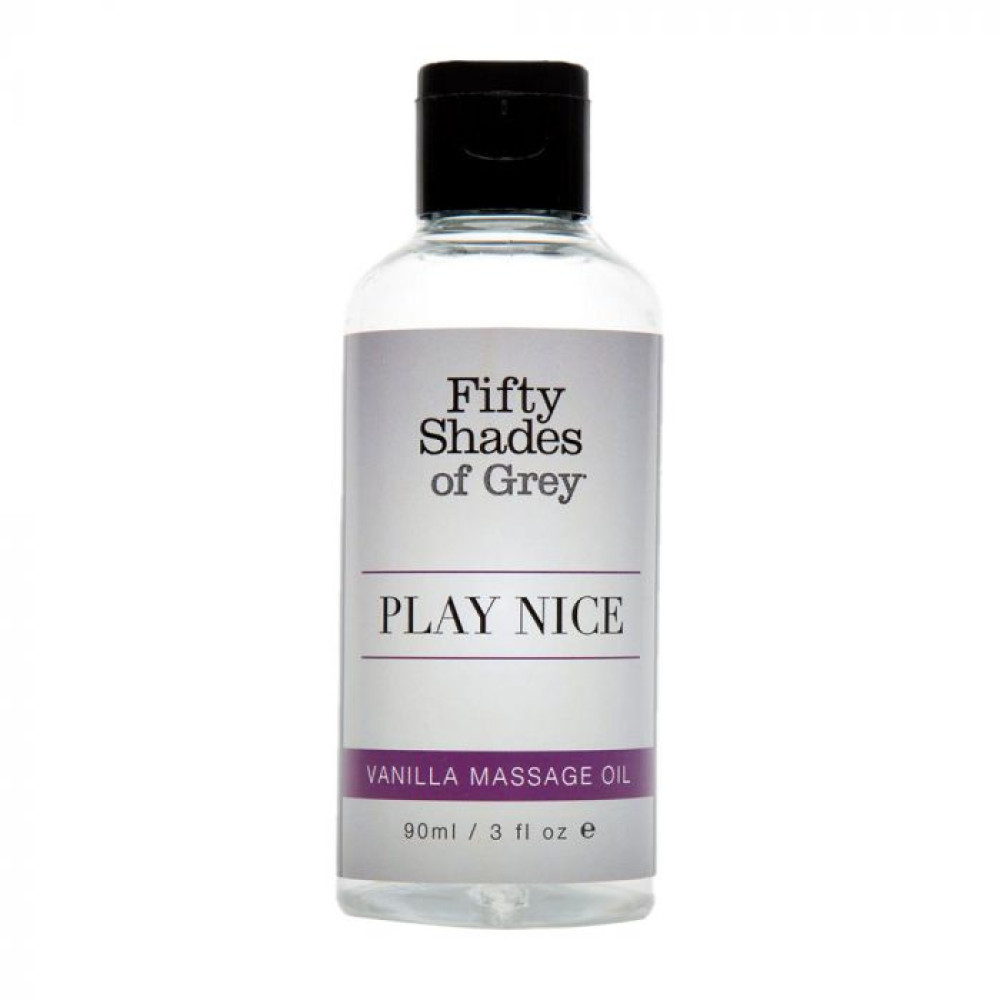 Масло для массажа Fifty Shades of Grey Play Nice Vanilla Massage Oil, 90 мл, фото №0 — секс шоп Украина, NO TABOO