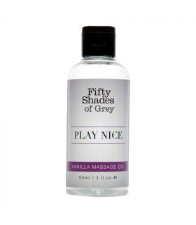 Масло для массажа Fifty Shades of Grey Play Nice Vanilla Massage Oil, 90 мл - No Taboo
