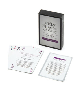 Гральні карти Fifty Shades Of Grey Play Nice Talk Dirty для прелюдії, 52 карти - No Taboo