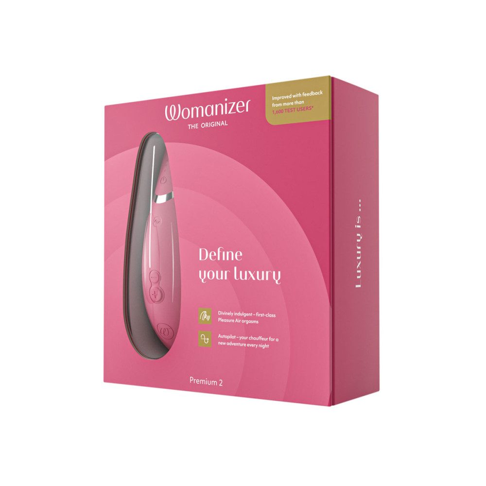 Womanizer Premium 2 бесконтактный клиторальный стимулятор (Вуманайзер Премиум 2), розовый фото №12 — секс игрушки: Украина, NO TABOO