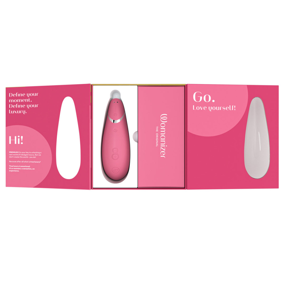 Womanizer Premium 2 бесконтактный клиторальный стимулятор (Вуманайзер Премиум 2), розовый фото №13 — секс игрушки: Украина, NO TABOO