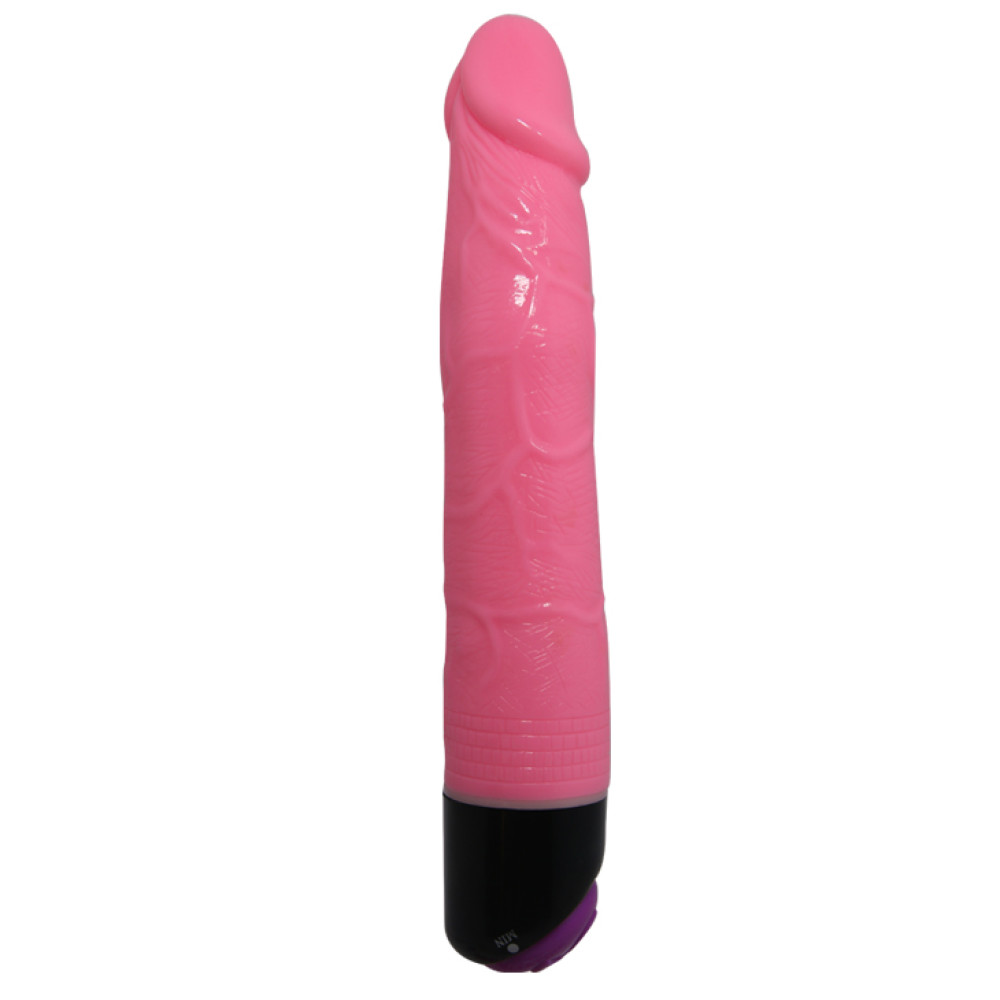 Вибратор реалистичный мультискоростной Jelly Vibe, розовый, 23.3 см х 3.3 см фото №2 — секс игрушки: Украина, NO TABOO