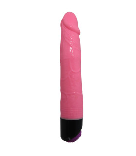 Вибратор реалистичный мультискоростной Jelly Vibe, розовый, 23.3 см х 3.3 см - No Taboo