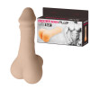 Мастурбатор-насадка на пенис Bigger Man бежевого цвета, 24 см х 5.2 см фото №1 — секс игрушки: Украина, NO TABOO