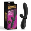 Вибратор-кролик с электростимуляцией Euphoria Eros'electro Sword, черного цвета, 19.3 см х 3.5 см фото №1 — секс игрушки: Украина, NO TABOO