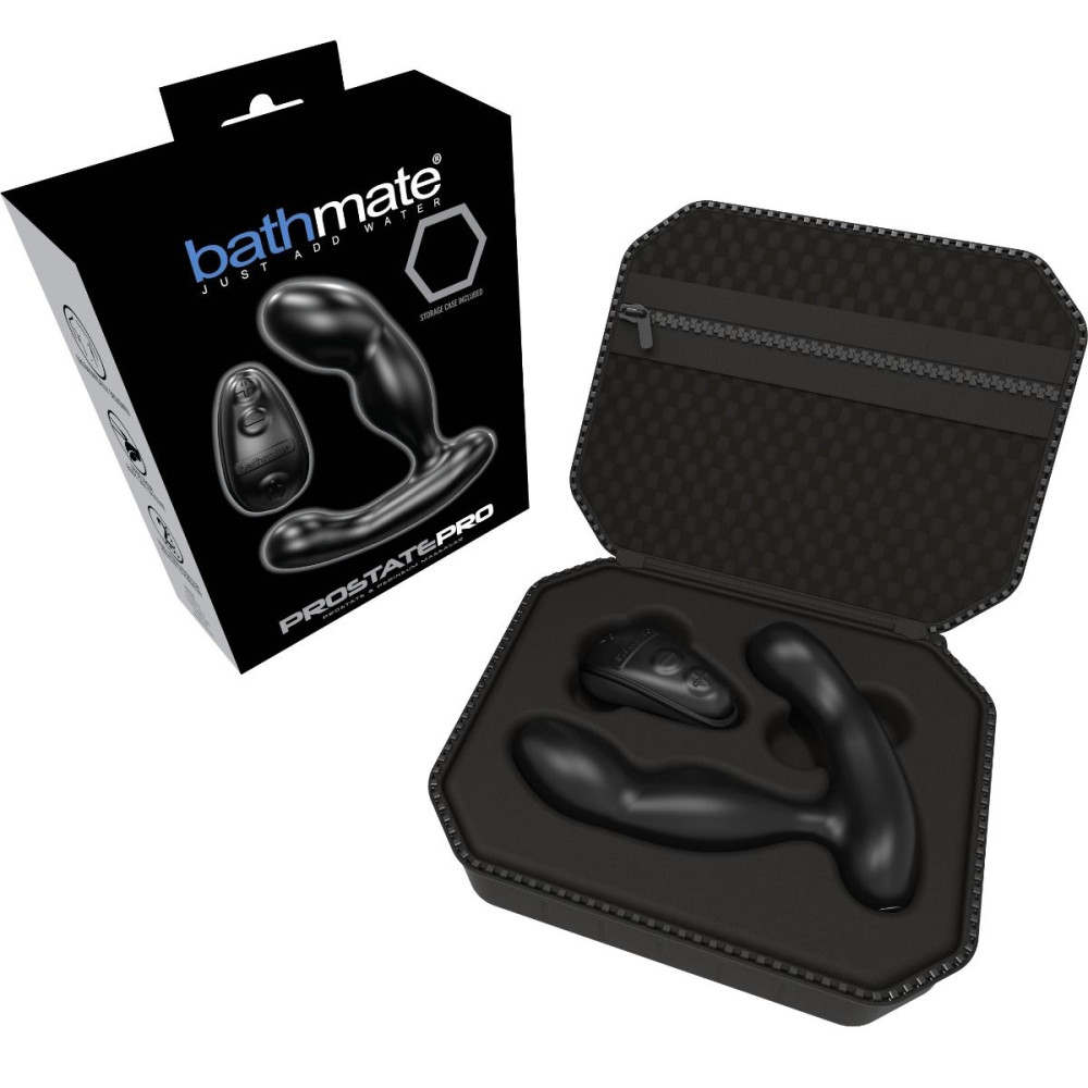 Массажер простаты с вибрацией Bathmate Prostate Pro с пультом, черный, 11.5 см х 3.2 см фото №0 — секс игрушки: Украина, NO TABOO