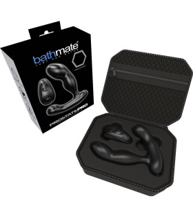Массажер простаты с вибрацией Bathmate Prostate Pro с пультом, черный, 11.5 см х 3.2 см - No Taboo