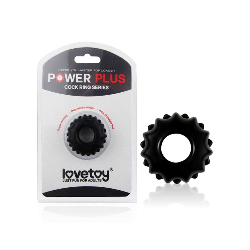 Эрекционное кольцо Power Plus Cockring 1 черное, 2 см фото №0 — секс игрушки: Украина, NO TABOO