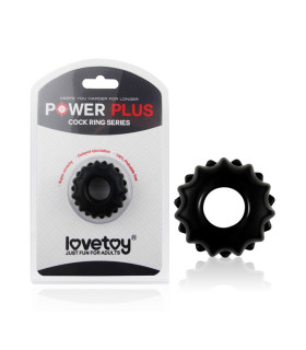 Эрекционное кольцо Power Plus Cockring 1 черное, 2 см - No Taboo