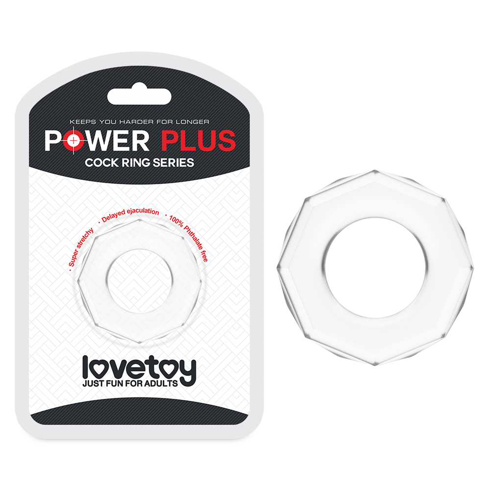 Эрекционное кольцо Power Plus Cockring 4 прозрачное, 2 см фото №0 — секс игрушки: Украина, NO TABOO