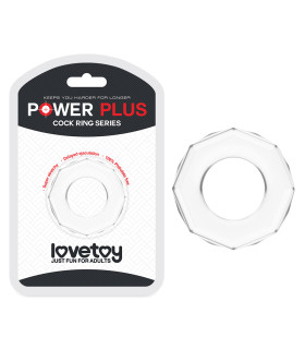 Кільце ерекційне Power Plus Cockring 4 прозоре, 2 см - No Taboo