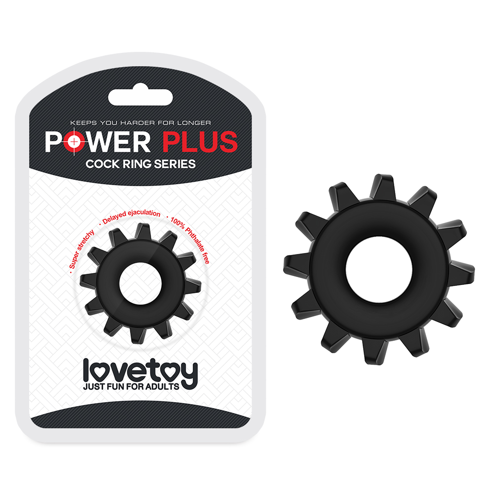 Эрекционное кольцо Power Plus Cockring 3, черное фото №0 — секс игрушки: Украина, NO TABOO