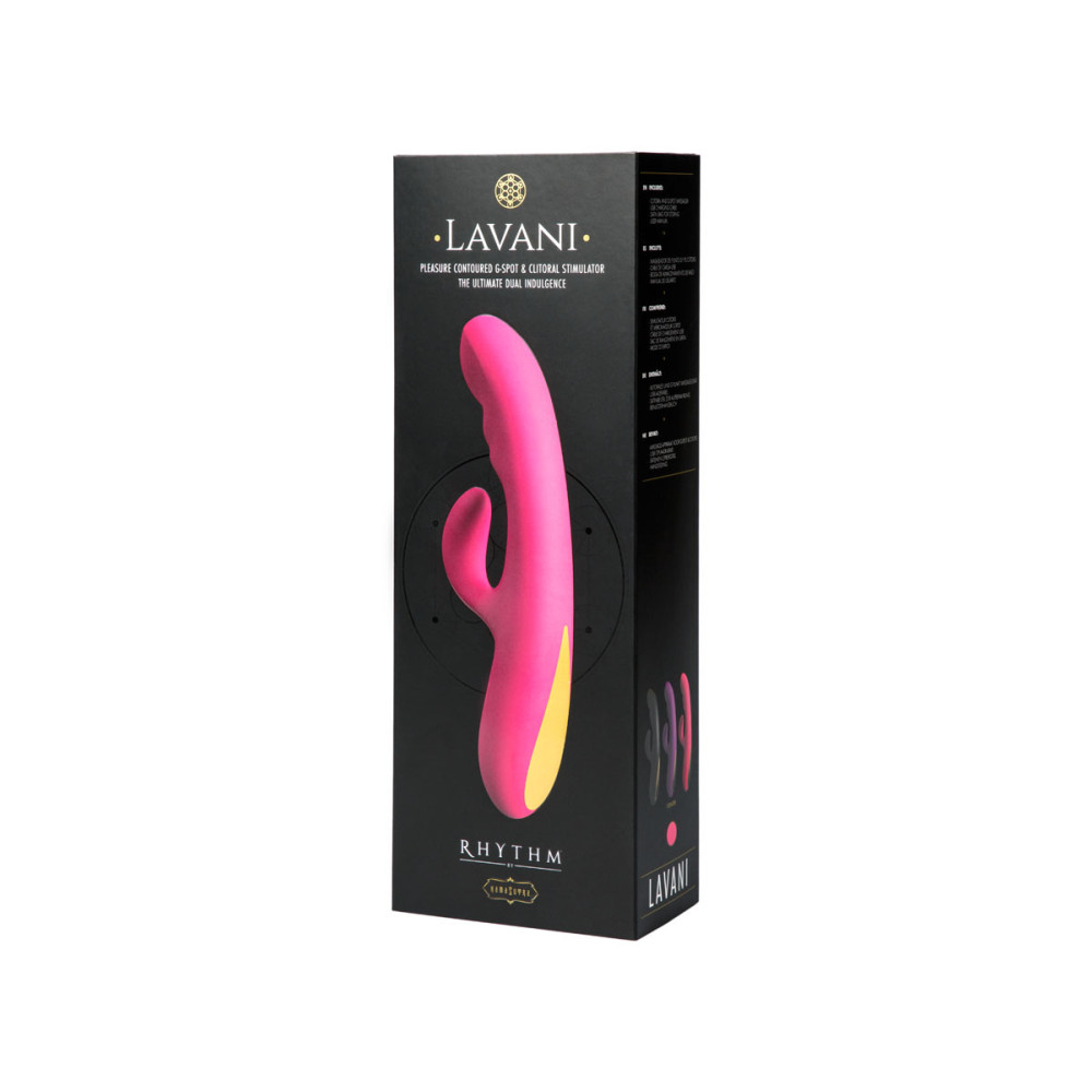 Вибратор-кролик Lavani Rhythm Kama Sutra с пульсацией, розовый, 22 см х 3.8 см фото №7 — секс игрушки: Украина, NO TABOO