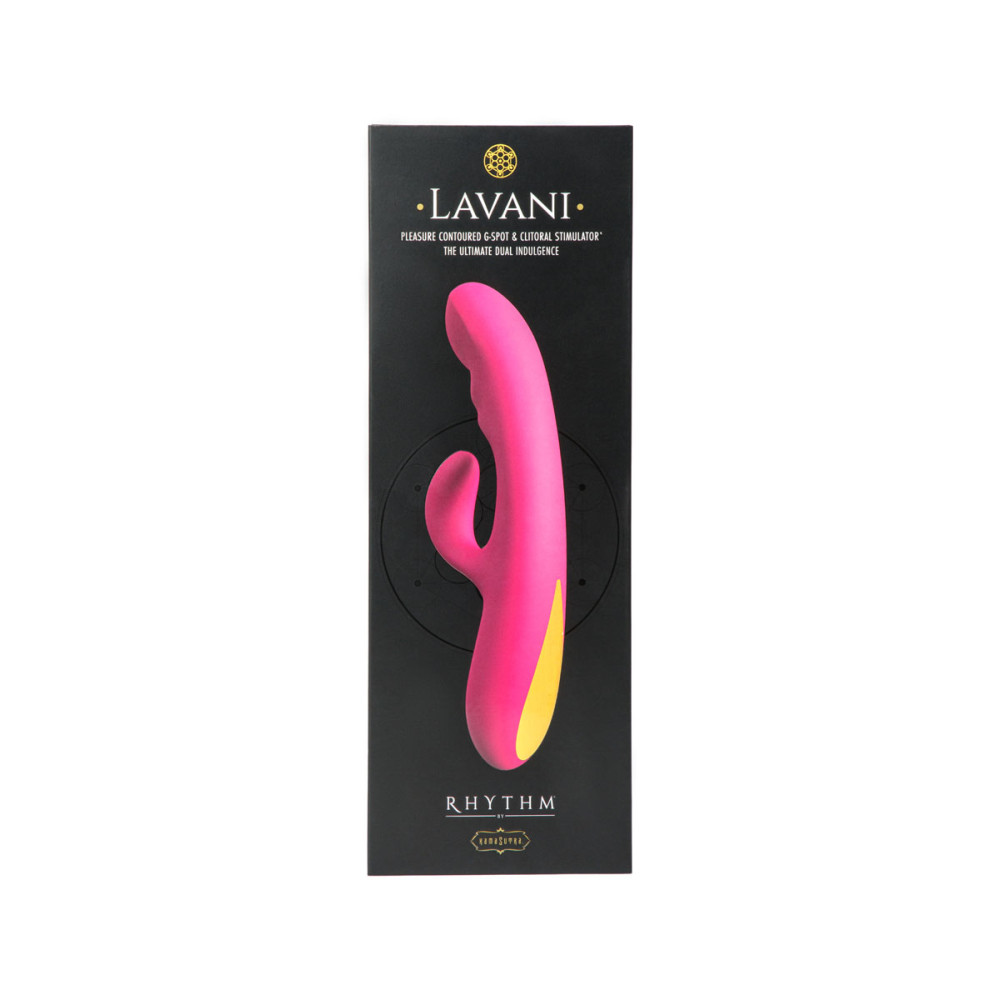 Вибратор-кролик Lavani Rhythm Kama Sutra с пульсацией, розовый, 22 см х 3.8 см фото №6 — секс игрушки: Украина, NO TABOO