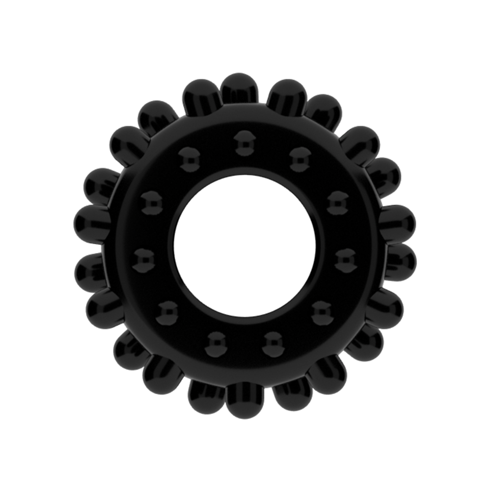 Эрекционное кольцо Power Plus Cockring 2 черное, 1.6 см - 4.5 см фото №2 — секс игрушки: Украина, NO TABOO