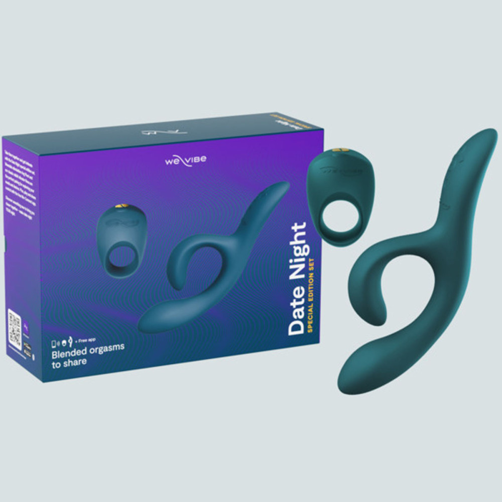 Набор We-Vibe Date Night кольцо Pivot и вибратор Nova 2, зеленого цвета фото №3 — секс игрушки: Украина, NO TABOO