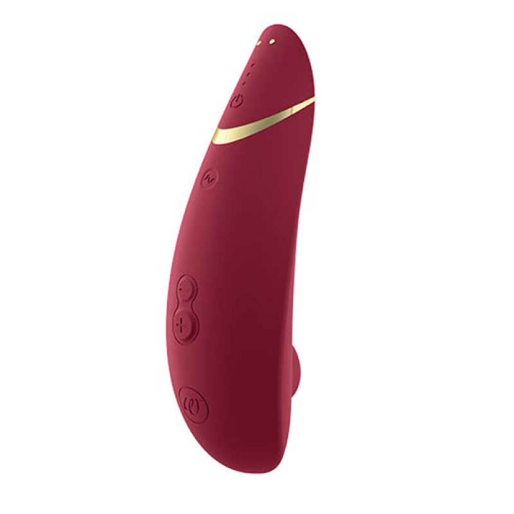Womanizer Premium 2 бесконтактный клиторальный стимулятор (Вуманайзер Премиум 2), бордо фото №3 — секс игрушки: Украина, NO TABOO