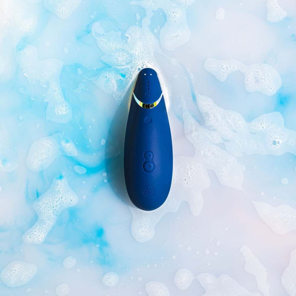 Womanizer Premium 2 бесконтактный клиторальный стимулятор (Вуманайзер Премиум 2), синий фото №19 — секс игрушки: Украина, NO TABOO
