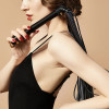 Флоггер (плетка) итальянская кожа UPKO Leather Flogger с позолотой, черный, фото №3 — секс шоп Украина, NO TABOO