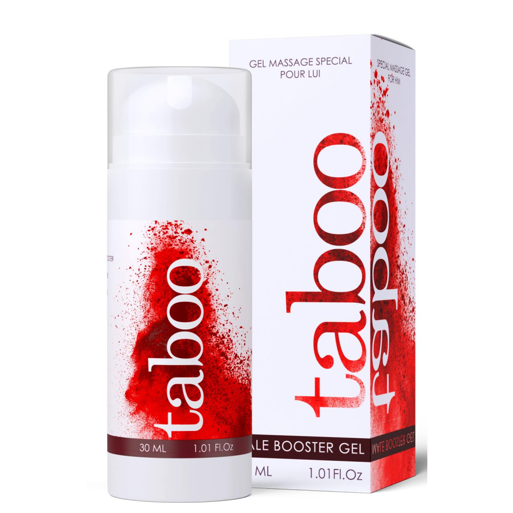 Стимулирующий гель RUF Taboo Male Booster для усиления эрекции, 30 мл, фото №0 — секс шоп Украина, NO TABOO