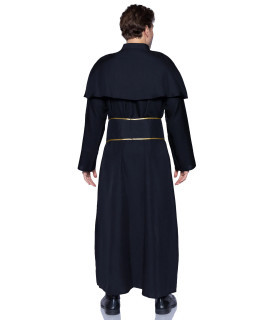 Костюм католического священника Leg Avenue Priest, M/L, 2 предмета, черный - No Taboo