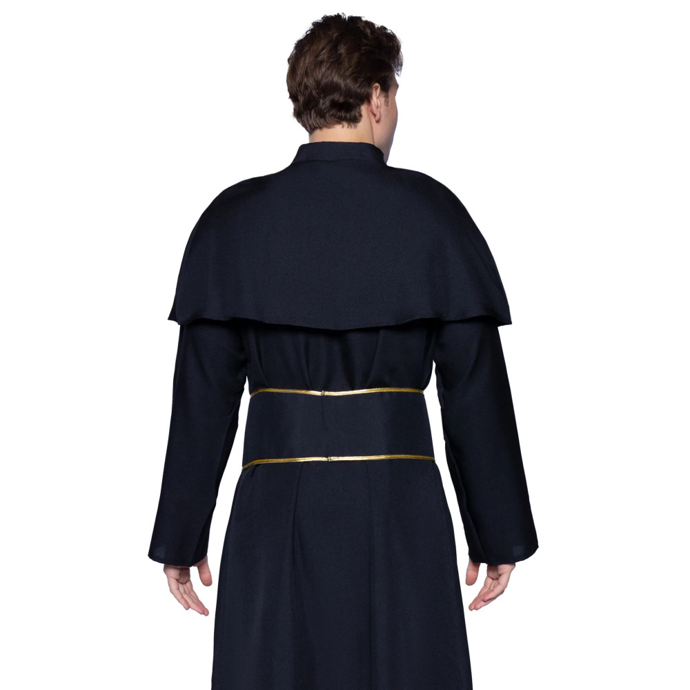 Костюм католического священника Leg Avenue Priest, M/L, 2 предмета, черный, фото №5 — секс шоп Украина, NO TABOO