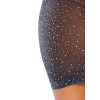 Платье со стразами Leg Avenue Rhinestone полупрозрачное, черное, O/S, фото №6 — секс шоп Украина, NO TABOO