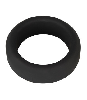 Ерекційне кільце Black Velvets Cock Ring чорне, 3.2 см - No Taboo