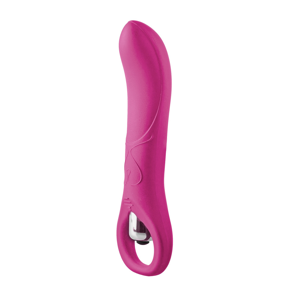 Вибратор для точки G Dream Toys Flirts с кольцом, розовый, 15.5 х 2.9 см фото №3 — секс игрушки: Украина, NO TABOO