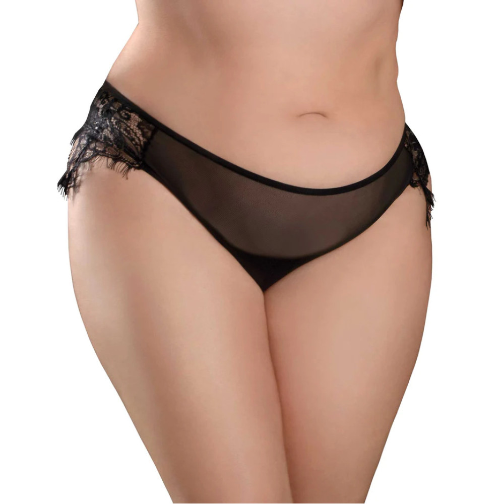 Вибратор в трусики Hookup Panties Remote Princess, XL-XXL, со съемной вибропулей, черного цвета фото №4 — секс игрушки: Украина, NO TABOO