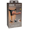 Страпон реалистичный King Cock Elite, 21 см х 3.5 см, двойной плотности фото №1 — секс игрушки: Украина, NO TABOO