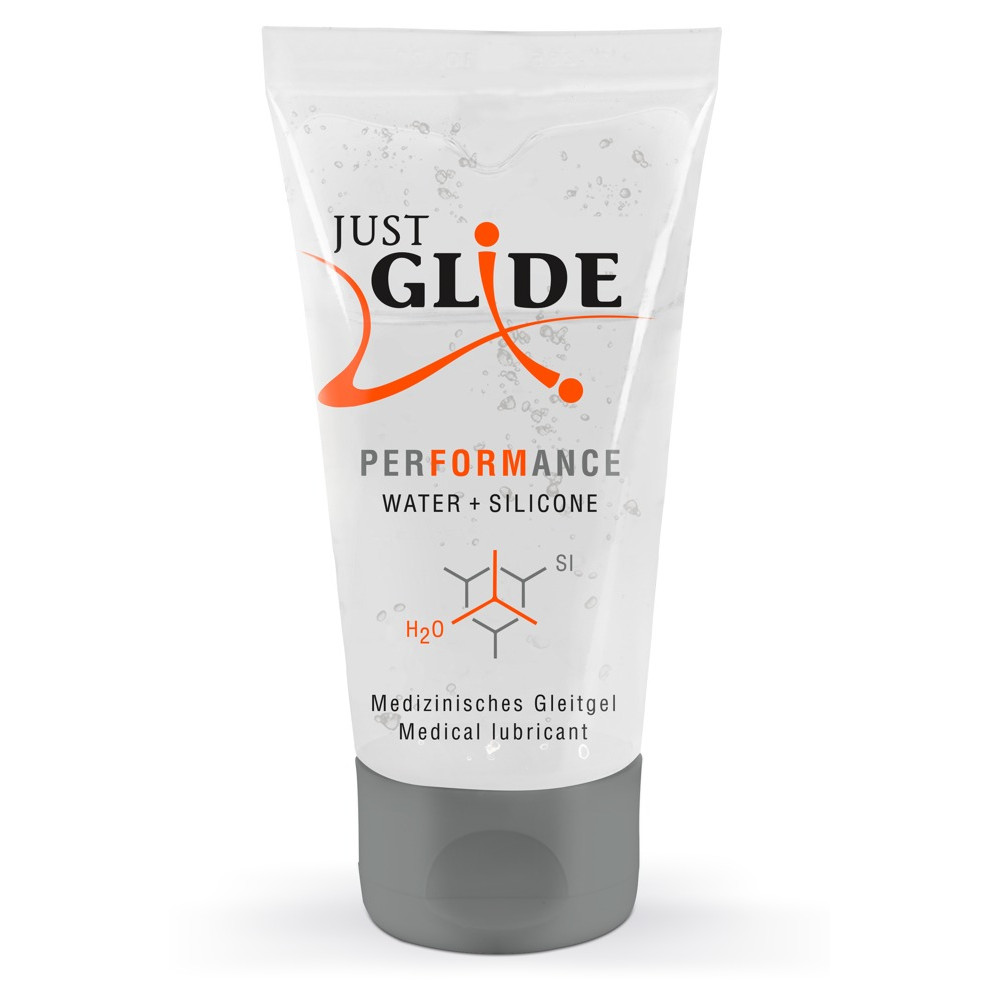 Лубрикант гибридный Just Glide Performance, 50 мл, фото №0 — секс шоп Украина, NO TABOO