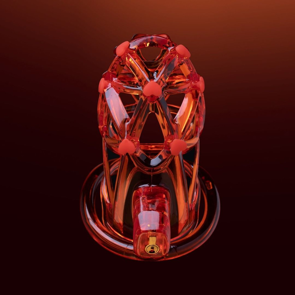 Мужской пояс верности UPKO Caged Beast Male Chastity Device Kit, черный, фото №17 — секс шоп Украина, NO TABOO