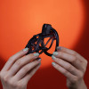 Мужской пояс верности UPKO Caged Beast Male Chastity Device Kit, черный, фото №8 — секс шоп Украина, NO TABOO