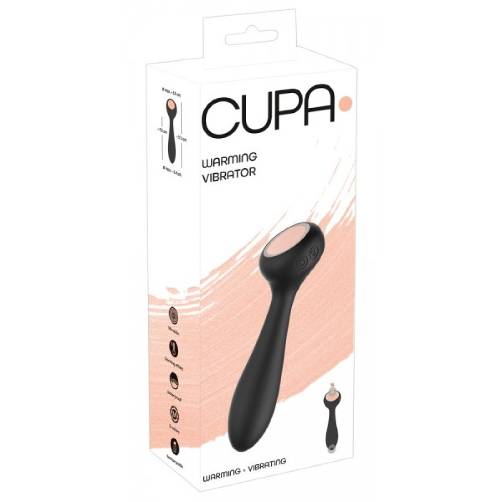 Вибратор с подогревом CUPA Warming Vibrator двухсторонний, 17.3 см фото №0 — секс игрушки: Украина, NO TABOO