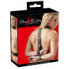 Система для фиксации Bad Kitty Neck and Hand Restraints, черного цвета, фото №1 — секс шоп Украина, NO TABOO