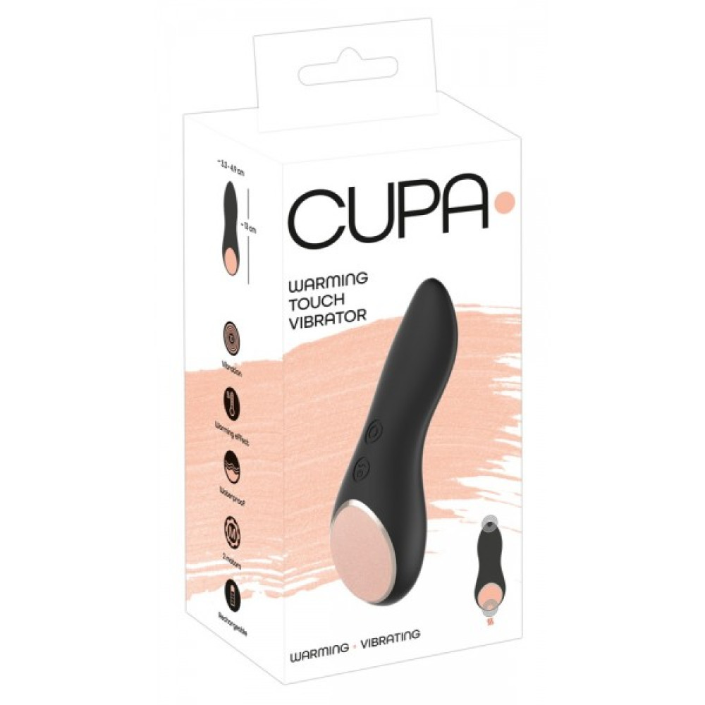 Вибратор с подогревом CUPA Warming Touch для клитора, 13 см х 4.9 см фото №0 — секс игрушки: Украина, NO TABOO