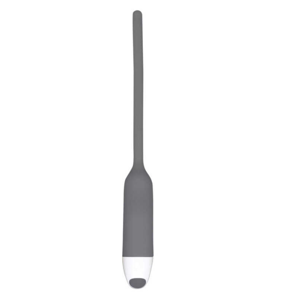 Уретральный вибратор Dilator Vibe от Orion из силикона, серого цвета, 19 см х 0.6 см, фото №2 — секс шоп Украина, NO TABOO