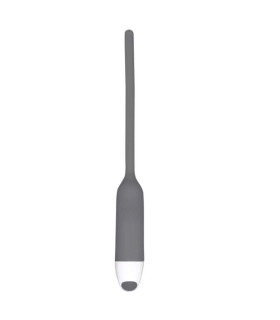 Уретральный вибратор Dilator Vibe от Orion из силикона, серого цвета, 19 см х 0.6 см - No Taboo