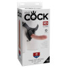 Страпон Pipedream King Cock Strap-On Harness реалистичный, 20.3 см х 4.6 см фото №1 — секс игрушки: Украина, NO TABOO