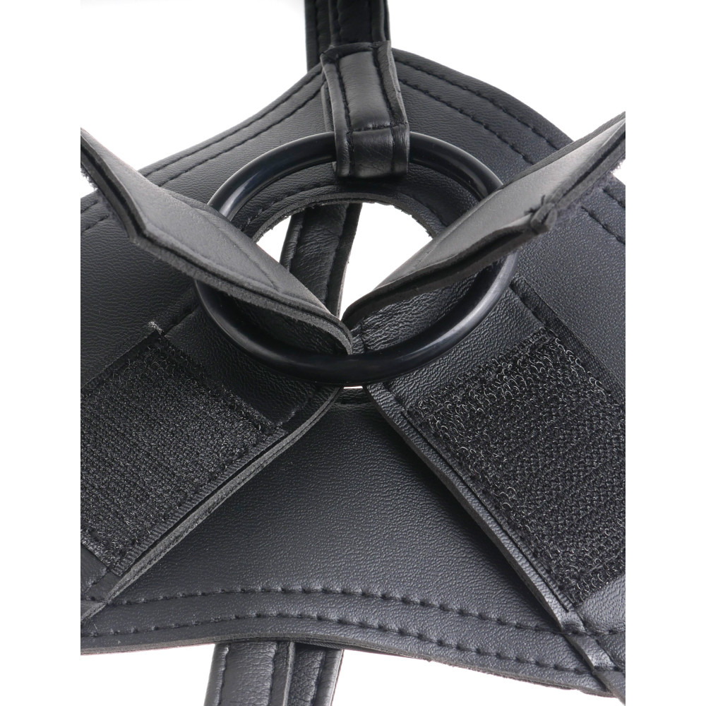 Страпон Pipedream King Cock Strap-On Harness реалистичный, 20.3 см х 4.6 см фото №4 — секс игрушки: Украина, NO TABOO