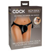 Крепление для страпона вакуумное Pipedream King Cock Elite Body Dock на ремнях, 8.6 см, черное фото №1 — секс игрушки: Украина, NO TABOO