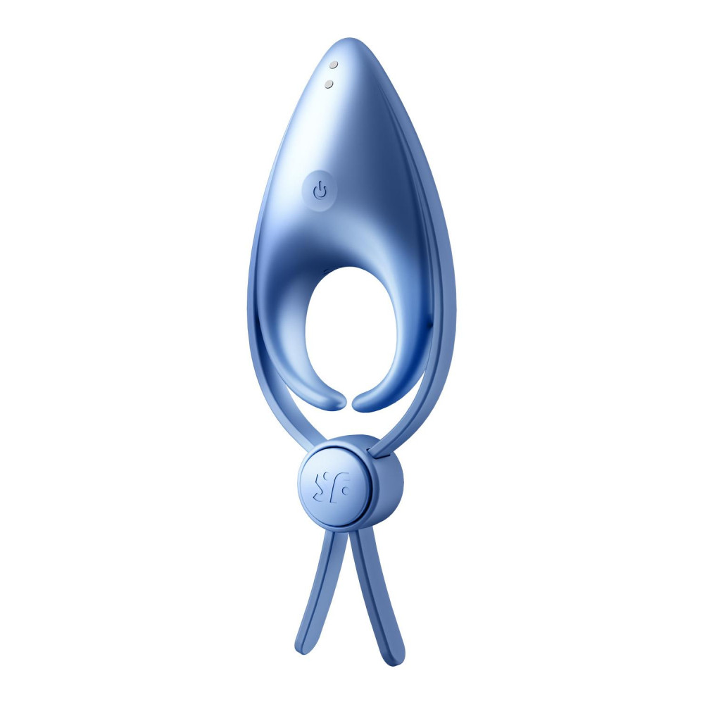 Эрекционное виброкольцо Satisfyer Sniper регулируемое, голубое, 14.2 х 5 см фото №4 — секс игрушки: Украина, NO TABOO