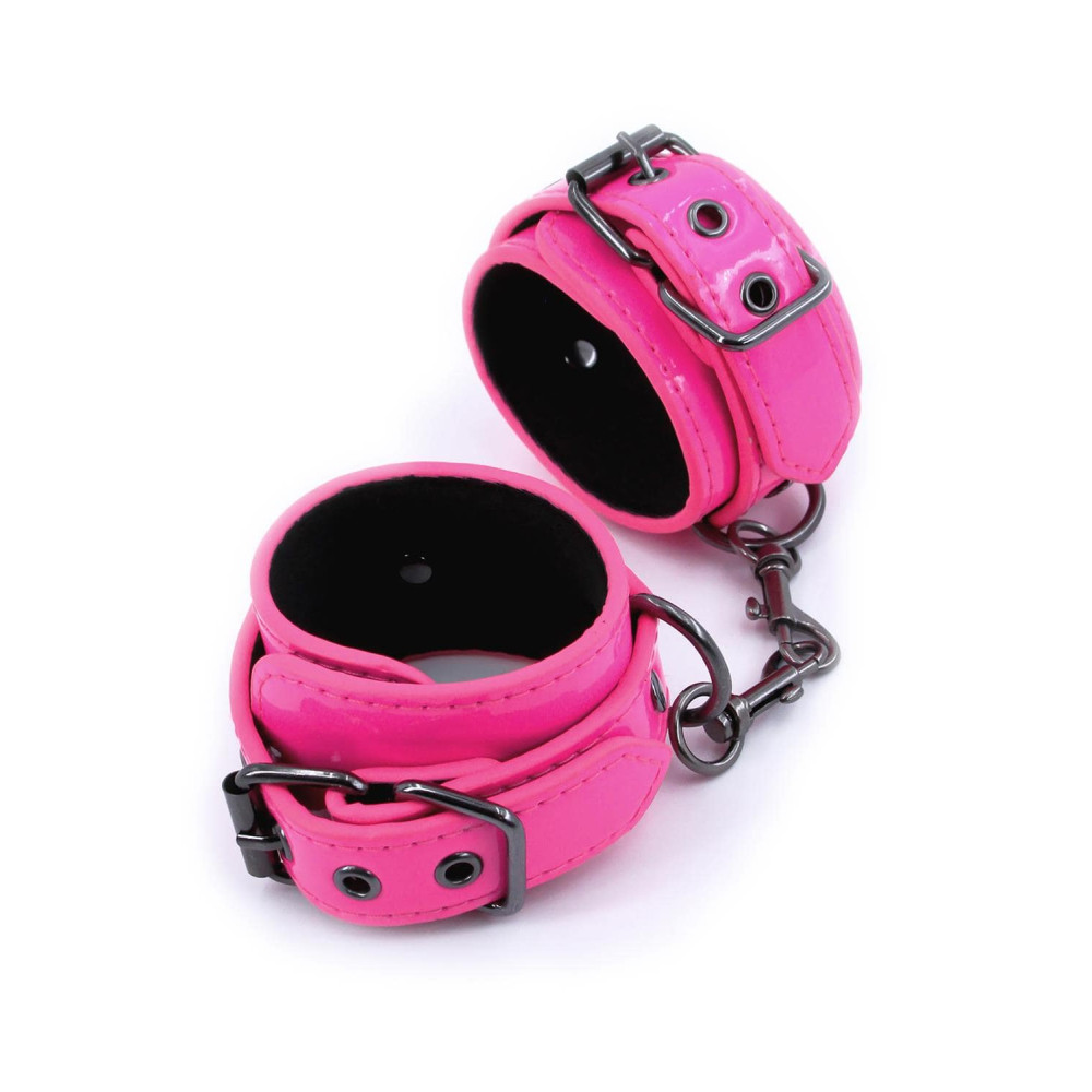 Наручники NS Novelties Electra Wrist Cuffs розовые, фото №0 — секс шоп Украина, NO TABOO