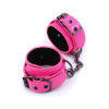 Наручники NS Novelties Electra Wrist Cuffs розовые, фото №1 — секс шоп Украина, NO TABOO